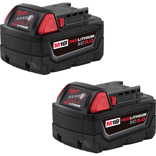 M18 Redlithium Battery Pack, Lithium-Ion, 18 V, 5.0 A Ontario Safety Products