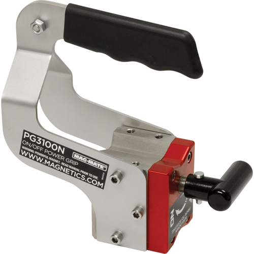 Serre-joints magn&eacute;tiques avec interrupteur, Longueur de 7-1/2", Diam&egrave;tre de 3-3/8", Capacit&eacute; de 100 lb Ontario Safety Products