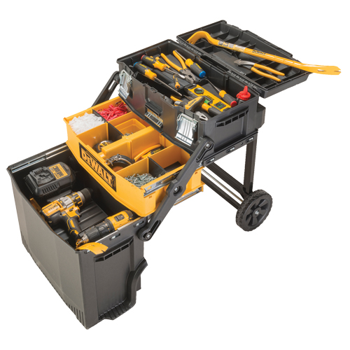 Atelier de travail &agrave; niveaux multiples, 16-3/16" la x 21-1/2" p x 28-13/16" h, Noir Ontario Safety Products