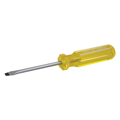 Tournevis &agrave; fente, 1/2", 16-3/4" lo, Prise Plastique Ontario Safety Products