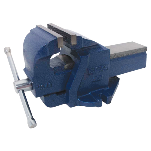 Ductile Iron Mechanics Bench Vise, 4-1/2" Jaw Width, 2-3/5" Throat Depth Ontario Safety Products