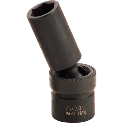 Douille &agrave; joint universel, Chocs, 3/8", Prise 1/2", 6 pans Ontario Safety Products