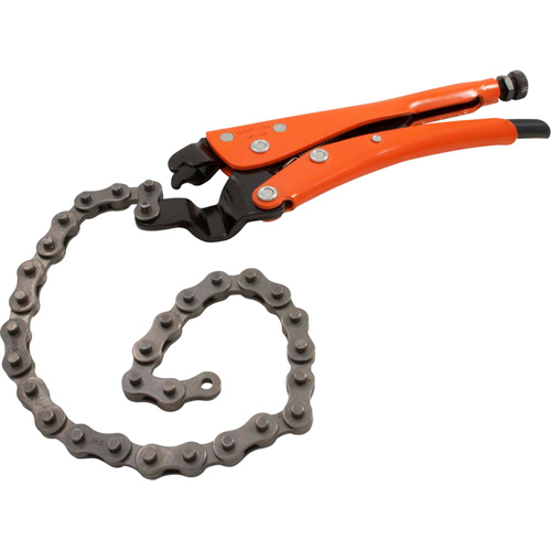 Locking Chain Clamp Pliers, 10" Length, Omnium Grip Ontario Safety Products
