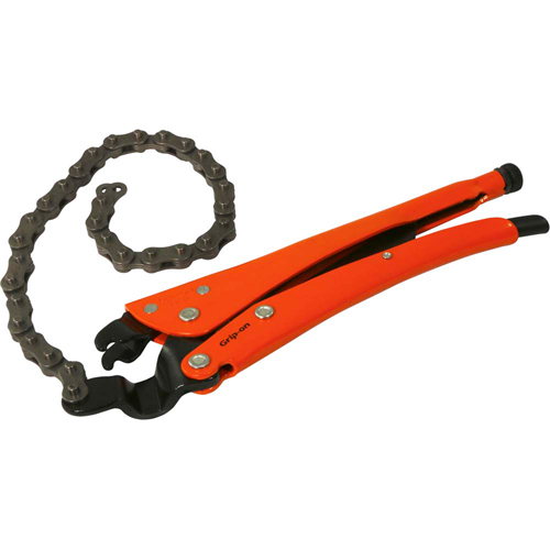 Locking Chain Clamp Pliers, 13" Length, Omnium Grip Ontario Safety Products