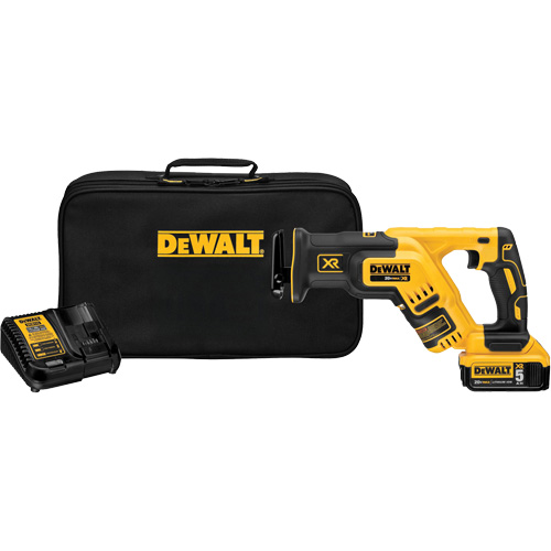Ensemble de scie alternative compacte sans balais Max XR, 20 V, Lithium-ion Bloc-pile, 0-2900 coups/min Ontario Safety Products