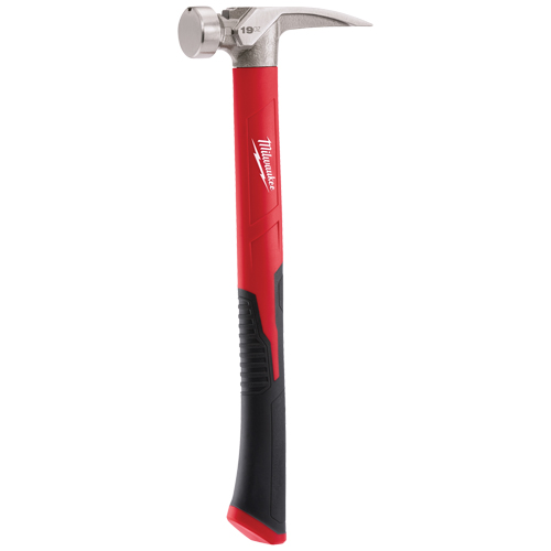 Smooth Face Hammer, 19 oz., Fibreglass Handle, 15-1/4" L Ontario Safety Products