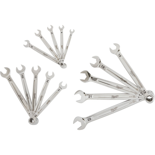 Wrench Set, Combination, 15 Pieces, Metric Ontario Safety Products