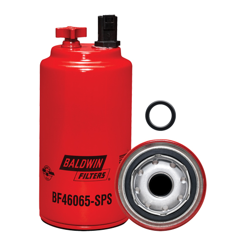 BF46065-SPS Filtre &agrave; carburant s&eacute;parateur d'eau &agrave; visser avec drain, orifice pour capteur et capteur r&eacute;utilisable Ontario Safety Products