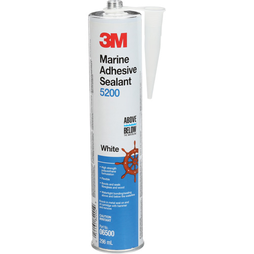 Adh&eacute;sif &eacute;tanche de calibre marin 5200, 378 ml, Blanc Ontario Safety Products