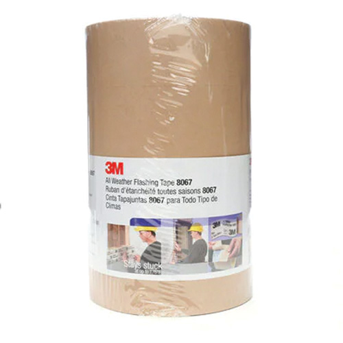 All Weather Flashing Tape 8067, 228.6 mm (9") x 22.86 m (75'), Brown Ontario Safety Products