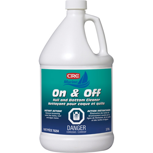 Nettoyant pour coques et parois inf&eacute;rieures de bateaux On & Off, 3,78 L, Cruche Ontario Safety Products