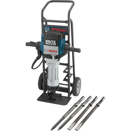 Brute Turbo Breaker Hammer with Deluxe Cart Ontario Safety Products