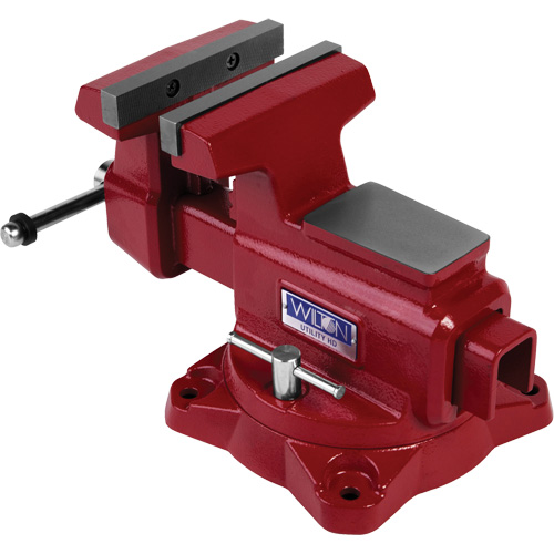 Utility HD Bench Vise, 6-1/2" Jaw Width, 4-1/4" Throat Depth Ontario Safety Products