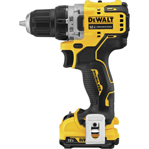 Xtreme Brushless Drill Driver Kit, Lithium-Ion, 12 V, 3/8" Chuck, 250 UWO Torque Ontario Safety Products