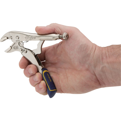 Pince-&eacute;tau avec coupe-fil Fast Release, Longueur 5", M&acirc;choire courb&eacute;e Ontario Safety Products