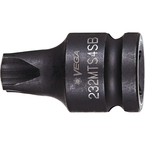 Socket Bit, Mortorq&reg; Super, 4 x 1-1/4" L, 3/8" Drive Ontario Safety Products