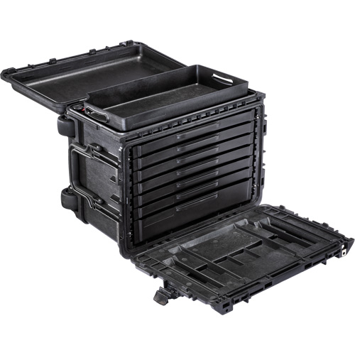 Armoire &agrave; outils mobile Gen 2, 24" la, 6 tiroirs, Noir Ontario Safety Products