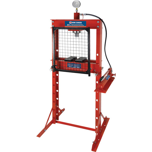 Presse hydraulique avec garde &agrave; grillage, Capacit&eacute; 20 tonnes Ontario Safety Products