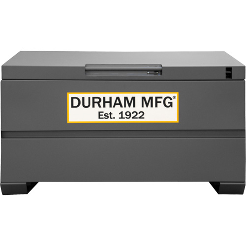 Boîte de rangement pour le chantier, 48" x 24" x 27-13/16", Acier, Gris Ontario Safety Products