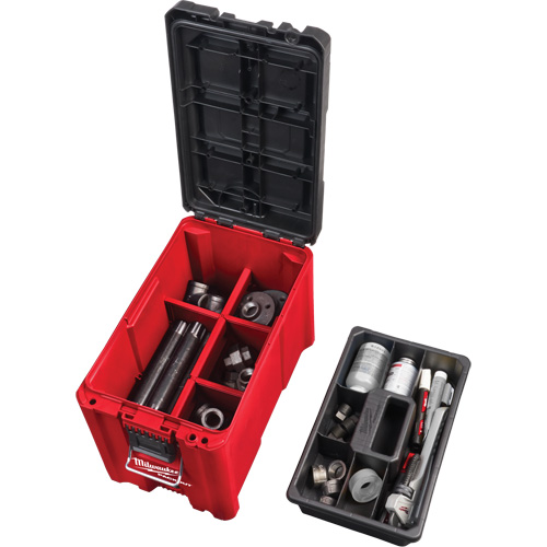 Coffre &agrave; outils compact Packout, 10" x 16-1/5" x 13", Noir/Rouge Ontario Safety Products