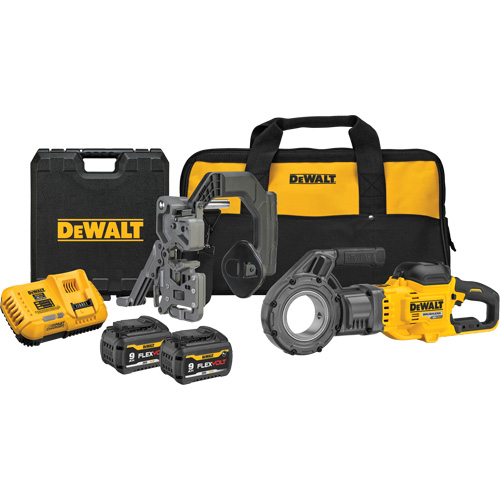 Trousse de fili&egrave;re &agrave; tuyaux sans fil FlexVolt Max*, 30 tr/min, Filetage de la tige 1/2" - 2" Ontario Safety Products