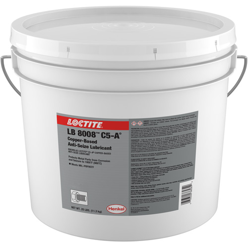 LB 8008 C5-A Copper Anti-Seize Lubricant, 25 lbs., Pail, 1800°F (982°C) Max Temp. Ontario Safety Products