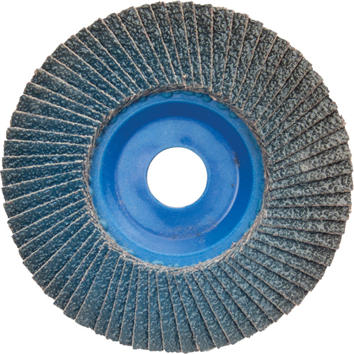 BlueFire R884P Coarse Grit Flap Disc, 5" x 7/8", Type 27, 60 Grit, Zirconia Alumina Ontario Safety Products