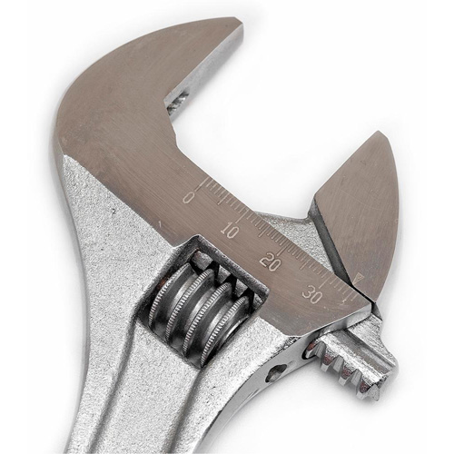 Cl&eacute; &agrave; molette — en boîte, 10" lo, la max. 1-5/16"/34 mm, Chrome Ontario Safety Products
