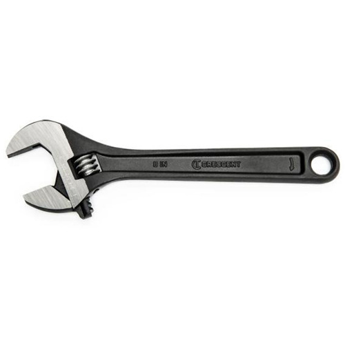 Cl&eacute; &agrave; molette, 8" lo, la max. 1-1/8", Oxyde noir Ontario Safety Products