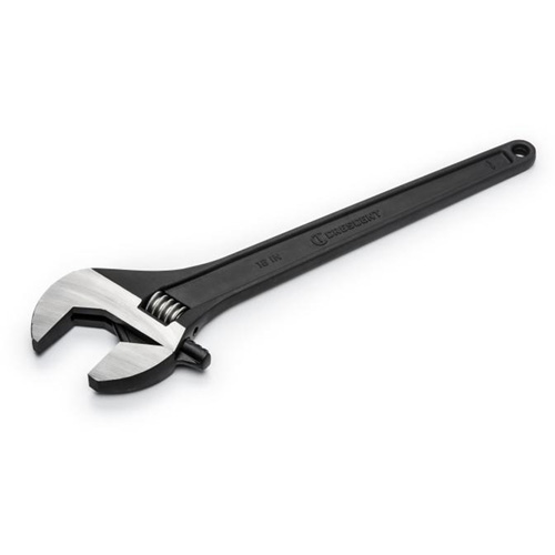 Adjustable Wrench, 18" L, 2" Max Width, Black Ontario Safety Products