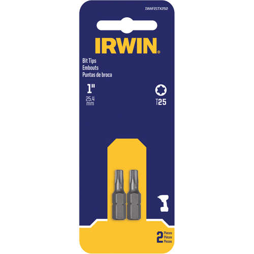 Embouts de tournevis &agrave; ins&eacute;rer, Torx, T-25, Prise 1/4" Ontario Safety Products
