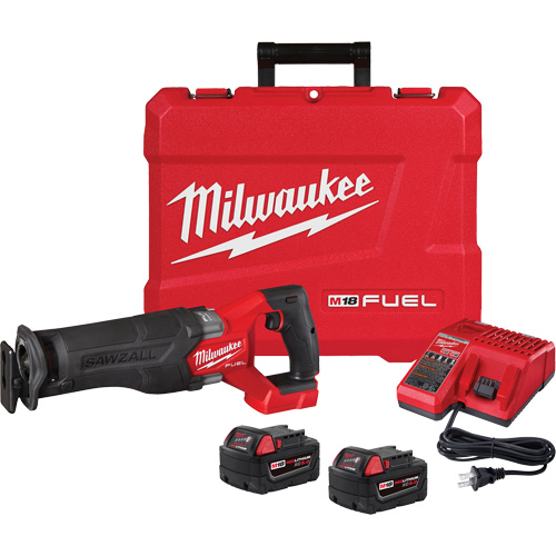 M18 Fuel Sawzall&reg; Reciprocating Saw Kit, 18 V, Lithium-Ion Battery, 3000 SPM Ontario Safety Products