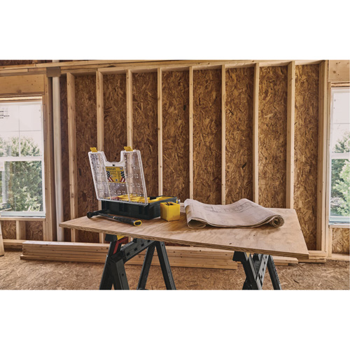 Organisateur profond pour professionnel, 17-1/2" la x 4-1/2" p x 14" h, Noir/Jaune Ontario Safety Products