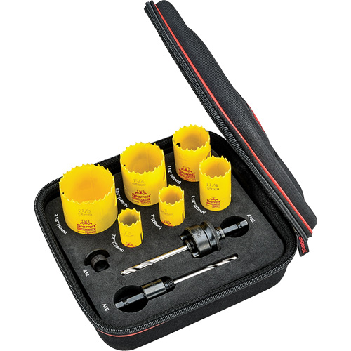 Ensemble de scies-cloche &agrave; coupe profonde, 9 morcea Ontario Safety Products