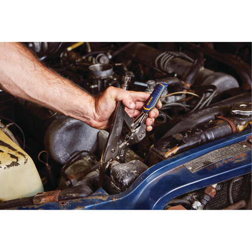 Vise-Grip&reg; Fast Release 10CR Locking Pliers, 10" Length, Curved Jaw Ontario Safety Products