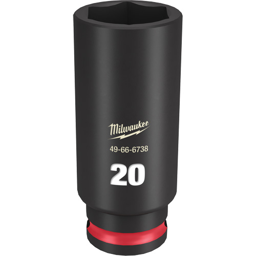 Shockwave Impact Duty Socket, Impact, 2 mm, 3/8" Drive, 6 Points, Deep Ontario Safety Products