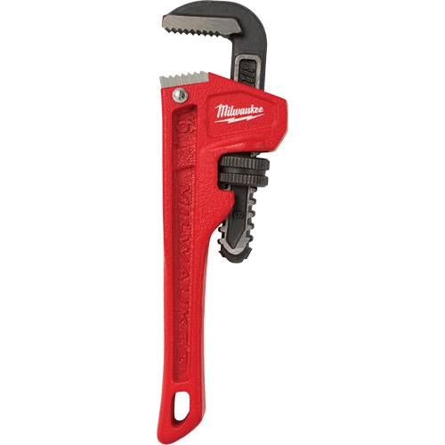 Cl&eacute; &agrave; tuyau, Cap des m&acirc;choires 3/4", Longueur 6", Fini Rev&ecirc;tement en poudre Ontario Safety Products