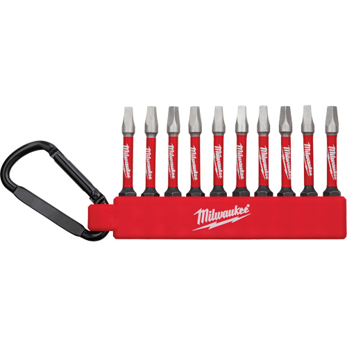 Jeu dembouts pour tournevis &agrave; chocs Shockwave, Carr&eacute;e, #2, Prise 1/4" Ontario Safety Products