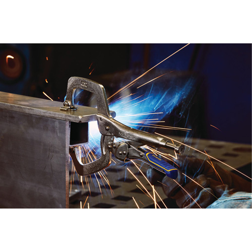 Pince-&eacute;tau avec patins pivotants Vise Grip Fast Release, Longueur 11", Pinces serre-joints Ontario Safety Products