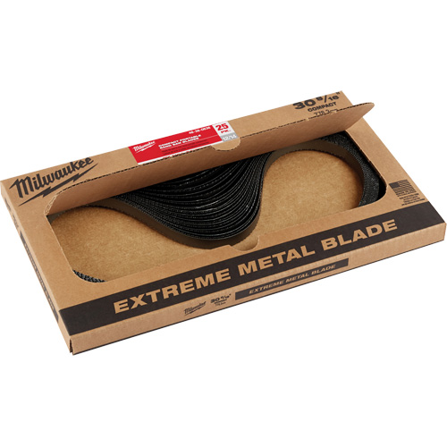 Extreme Metal Band Saw Blades, High Speed Steel, 30-9/16" L x 1/2" W x 0.02" Thick, 12/14 TPI Ontario Safety Products