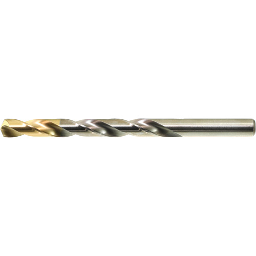 Foret court &agrave; pointe en nitrure de titane DRILLCO, Acier rapide, #1, 3-7/8" lo, 2-5/8" Cannelure, 135° Angle Ontario Safety Products