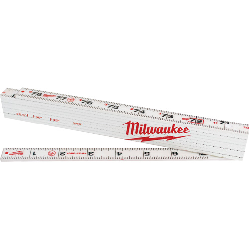 R&egrave;gle pliante, 78" lo, Composite, Graduations de 1/16" Ontario Safety Products