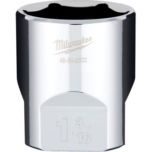 SAE Socket with Four Flat Sides, 1-3/16", 1/2" Drive, 6 Points Ontario Safety Products