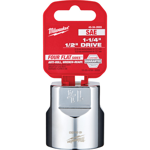 Prise SAE avec c&ocirc;t&eacute;s Four Flats, 1-1/4", Prise 1/2", 6 pans Ontario Safety Products