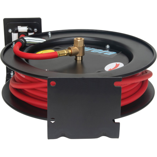 Hose Reel, Air/Water, 1/4" x 35', Single Hose, 300 psi Ontario Safety Products