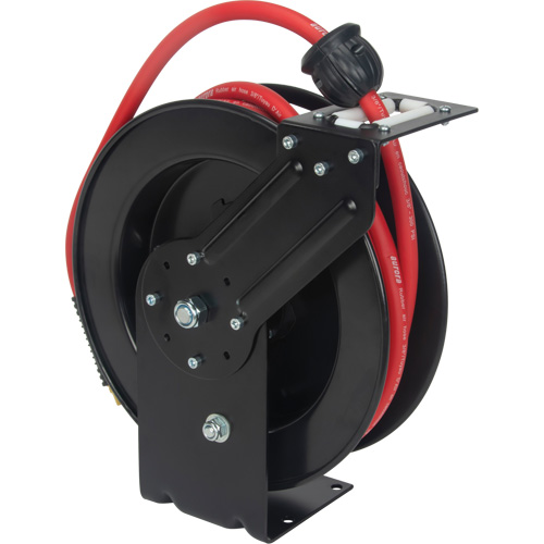 Hose Reel, Air/Water, 3/8" x 25', Single Hose, 300 psi Ontario Safety Products