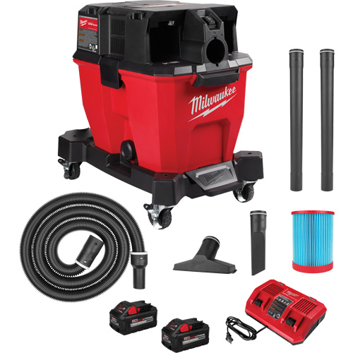 M18 Fuel Cordless Dual-Battery Wet/Dry Vacuum, 18 V, 9 gal. Capacity Ontario Safety Products