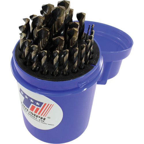 Jeu de forets Triumph, 115 morceaux, Acier rapide Ontario Safety Products