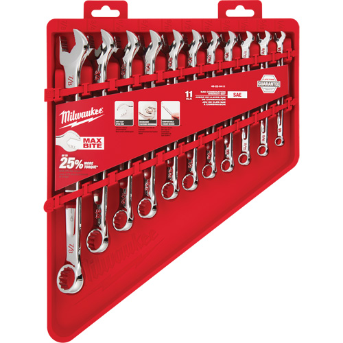 Jeu de cl&eacute;s SAE, Combinaison, 11 morceaux, Imp&eacute;rial Ontario Safety Products