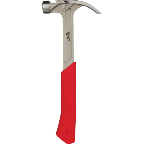 Claw Hammer, 16 oz., Cushion Handle, 13" L Ontario Safety Products